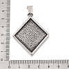 304 Stainless Steel Big Pendants STAS-S122-05AS-3