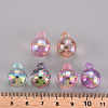 Transparent Acrylic Beads TACR-S154-44C-4