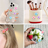 20pcs Opaque Resin Cabochons RESI-TADJ0001-08C-7