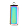Ion Plating(IP) 304 Stainless Steel Pendant Cabochon Settings LS-STAS-I069-36MC-2