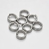 Brass Split Rings KK-E647-08P-1