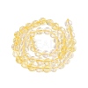Transparent Crackle Glass Beads Strands GLAA-Q108-03A-02-2