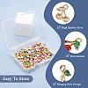 60Pcs 6 Colors Alloy Enamel Charms FIND-TA0002-31-5