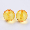 Transparent Acrylic Beads TACR-Q254-22mm-V24-2