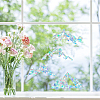 16 Sheets Waterproof PVC Colored Laser Stained Window Film Static Stickers DIY-WH0314-083-7