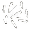 6 Styles 304 Stainless Steel Safety Pins Brooch Findings STAS-TA0006-12P-2