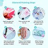 5D DIY Diamond Painting Animals Canvas Kits DIY-C004-05-6