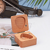 Beech Wood Guitar Pick Box Holder Collector CON-WH0074-55-6