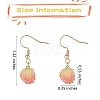 3D Resin Flower Dangle Earrings EJEW-SW00019-05-2