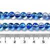 Synthetic Moonstone Beads Strands G-P528-J01-18-4