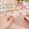 20Pcs 10 Styles Alloy Glass Pendants DIY-HS0002-04-4