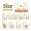 9Pcs 9 Style Alloy Enamel Pendant Decoration HJEW-CD0001-01-4