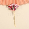 Flower Fan Cloth Hair Sticks PW-WG5DC28-13-1