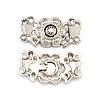 Alloy Snap Lock Clasps FIND-WH0108-19P-2