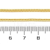 Brass Wheat Chains Necklace for Women NJEW-P265-26G-3