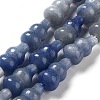 Dyed & Heated Natural Blue Aventurine Beads Strands G-P528-G03-01-1