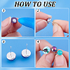 925 Sterling Silver Studs Earrings Finding STER-PH0002-75-3