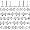 5Bags Flower Iron Decoration Strip FIND-GF0008-41A-P-6