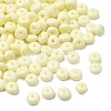 Baking Paint Opaque Glass Beads GLAA-A045-06I-2