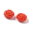 Synthetic Coral Carved Beads CORA-U003-01B-04-2
