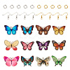DIY Butterfly Earring Making Kit DIY-TA0006-02-3