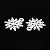 Spray Painted Alloy Pendants PALLOY-Q433-022-RS-2