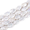 Natural Baroque Keshi Pearl Beads Strands PEAR-S020-D05-01-2