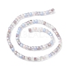 Gradient Color Electroplate Glass Bead Strands GLAA-E042-05D-2