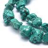 Natural Magnesite Beads Strands TURQ-G148-18B-3