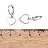 Alloy Leverback Earrings AL-CBA1D11-01P-3