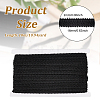 Polyester Braided Lace Trim OCOR-WH0074-92C-2
