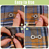 Zinc Alloy Snap Lock Clasps FIND-WH0149-96P-4