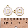 Golden Plated Alloy Charms X-ENAM-S118-01D-3