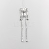 Tibetan Style Alloy Human Body Skeleton For DIY Toy Doll Making TIBE-39030A-AS-RS-1