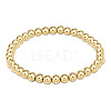 Bohemia Brass Round Beaded Stretch Bracelets TK0566-33-1