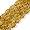 Transparent Glass Beads Strands EGLA-N013-T10mm-D08-1