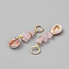 Alloy Shell Shape Leverback Earrings EJEW-WH0004-194D-2