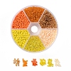6 Colors 12/0 Glass Seed Beads SEED-X0052-03D-2mm-1