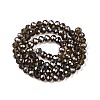 Electroplate Glass Beads Strands EGLA-A044-T6mm-A16-3