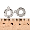 304 Stainless Steel Charms STAS-J042-14P-3