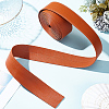 4M Flat Imitation Leather Cord LC-WH0011-03C-02-3