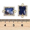 Natural Sodalite Faceted Rectangle Links G-I375-07G-02-3