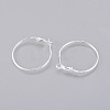 Brass Hoop Earrings X-EC108-1NFS-2
