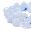 Natural Aquamarine Beads Strands G-K306-A14-10mm-3