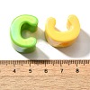 UV Plating Opaque Acrylic European Beads SACR-Z007-01C-3