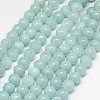 Natural Yellow Jade Beads Strands G-G598-4mm-YXS-20-2