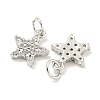 Rack Plating Brass Micro Pave Clear Cubic Zirconia Pendants KK-B093-12B-P-2