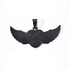 Alloy Pendant Cabochon Settings X-PALLOY-S107-002EB-RS-2