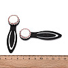 Alloy & Iron Bookmark Cabochon Settings PALLOY-N184-02S-3