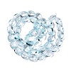 Electroplate Glass Beads Strands X-EGLA-N012-05D-2